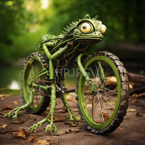 automated lizard dominates twisted metal amidst emerald woodland canopy