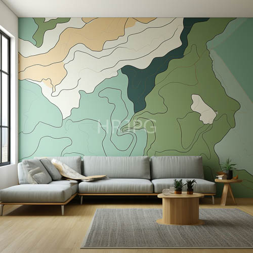 minimalist refinement emanating from pale wooden floorboards and earthy textures