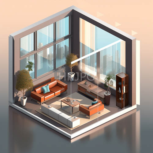 modern minimalist space transformed by floortoceiling window panoramic cityscape