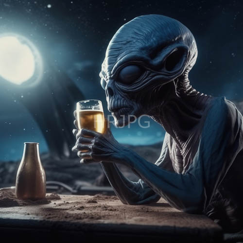 cosmic isolation in muted bluegray hues amidst celestial light