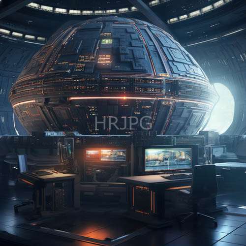 High Resolution: Spherical Craft Meets Precision Artistry in DeepSpace Vessel Engineering download. | HRJPG.com
