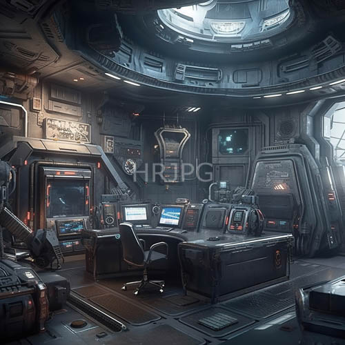 matte steel surfaces define hightech command center with precision engineering