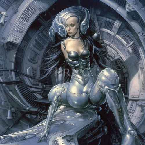 structural synthesis of elegance with mechanized precision in a vacuous metallic setting