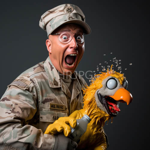 camouflage portraits with jarring bird masks in olivedrab unison with light and shadow