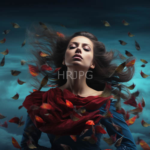 cascading twilight portraits amidst infinite expanse autumnal foliage descent