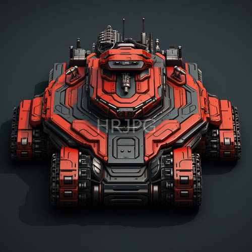 obsidian and crimson machines feature layered armor on dark gray terrain