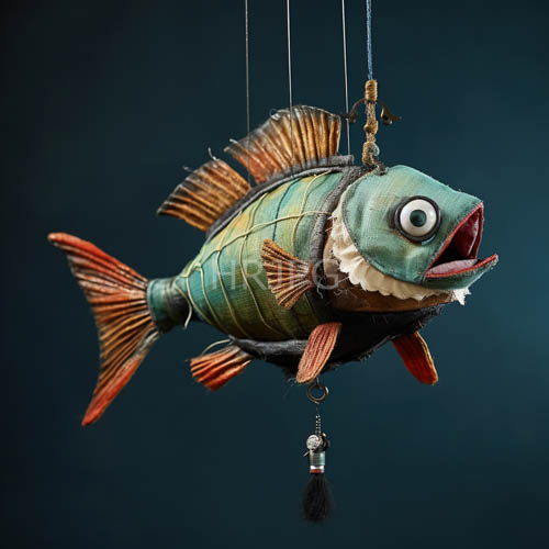 High Resolution: Aquatic Marionette Suspended in Delicate Azure Filaments Commands Attention download. | HRJPG.com