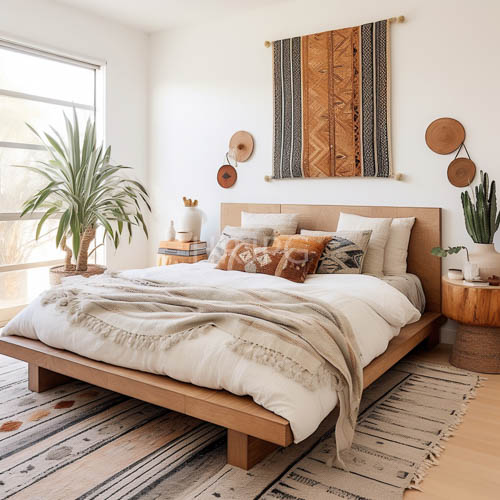 contemporary sanctuary with organic warmth and deliberate horizontal focus