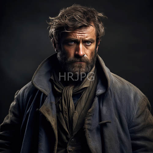 rugged aesthetic meets refined composition in olivegreen textured against heavy gray coat