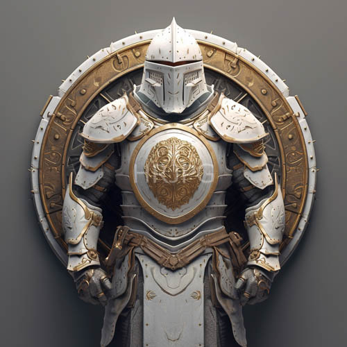 medieval craftsmanship meets highfantasy aesthetic in intricate plate armor design