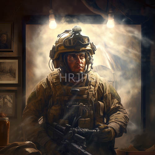 camouflage operative in multilayered field gear under ambient illumination conditions