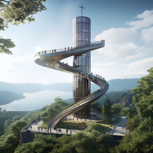 observation towers seamlessly blend precision and organic flow in expansive glasscovered paradises