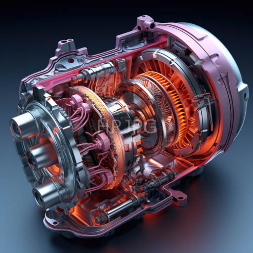 brutalistic magnificence of mechanical engineering marvels with interlocking steel gears and chrome surfaces