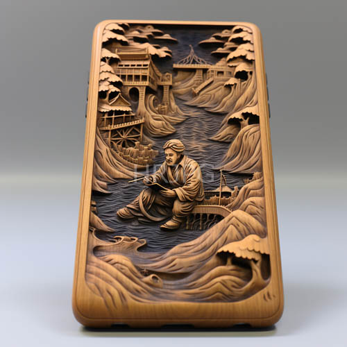 east asian relief carving embodies classical rhythms of light across undulating timber