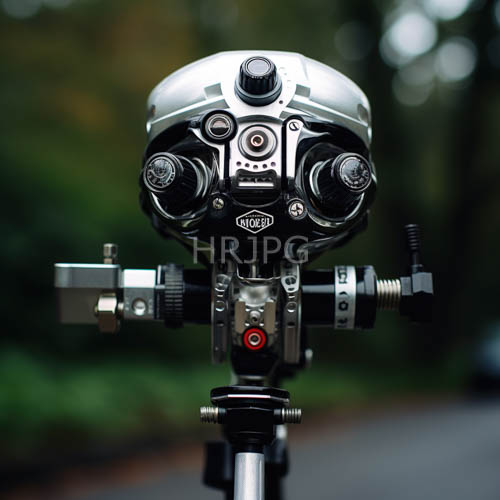 heavy built silver camera arrays dominate rugged outdoor settings with precision optics