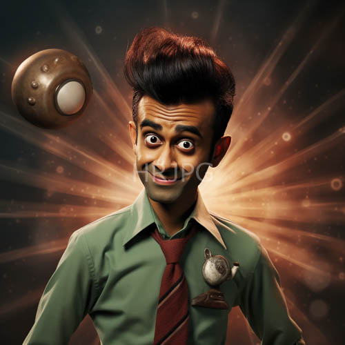 south asian protagonist exudes lighthearted mystery through expressive portrayal