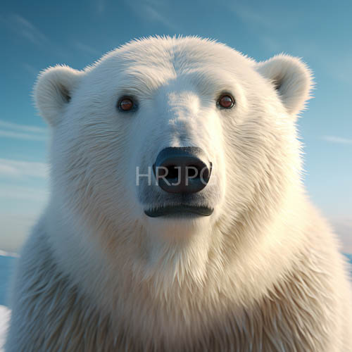 High Resolution: Arctic Polar Bears Command Attention in Photorealistic Renderings download. | HRJPG.com