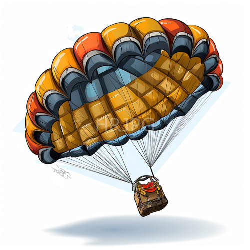 anthropomorphized paratroopers descend in vibrant aerial display with canvas clarity and lush fur textures