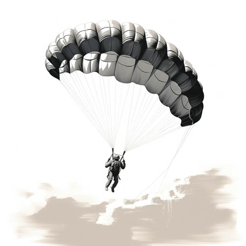 High Resolution: Anthropoid forms descend with calculated precision against expansive minimalist white skies download. | HRJPG.com