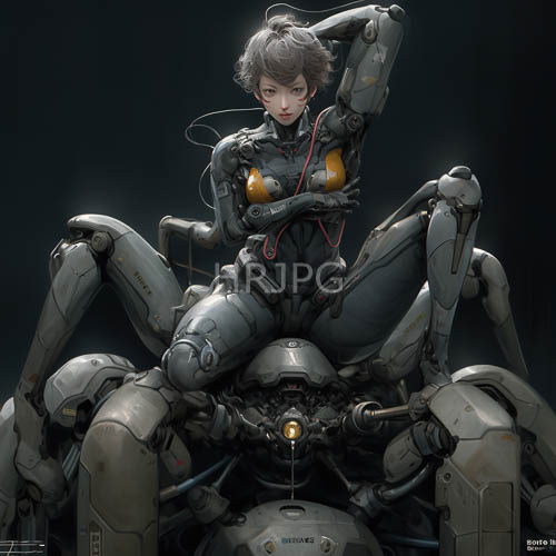 cyborgs in orange armor stand amidst darkened obsidian and metallic surroundings