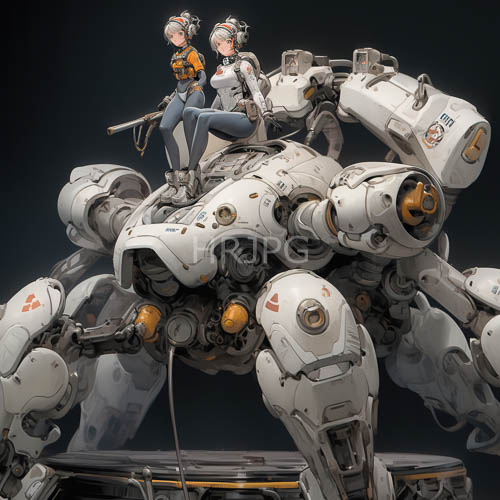 High Resolution: Space Pilots Commandeer Silver Mech in Abyssal VacuumSealed Environments with Intricate Geometry download. | HRJPG.com