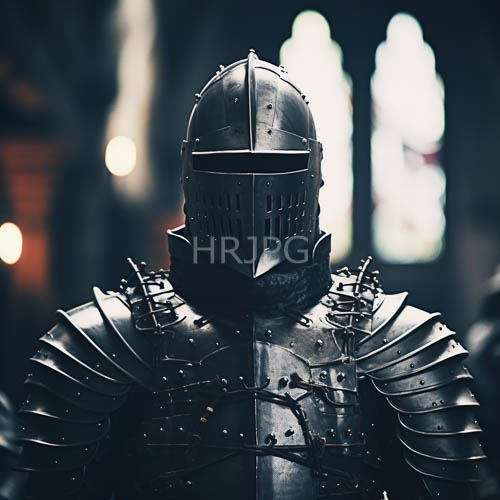 gothic steel knight armor dark medieval sentinel portrait