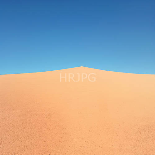 orange sand dunes under clear blue sky