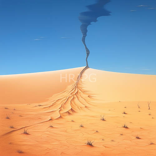 High Resolution: Smoke-Like Shadow on Rippled Desert Dunes download. | HRJPG.com