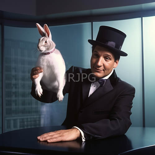 High Resolution: Modern Office Studio and Tuxedo Rabbit Suspension download. | HRJPG.com