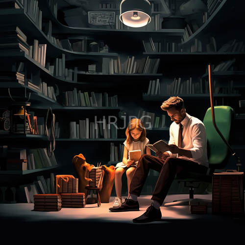 High Resolution: Intimate Library Scenes Feature Young Adults Reading Books download. | HRJPG.com