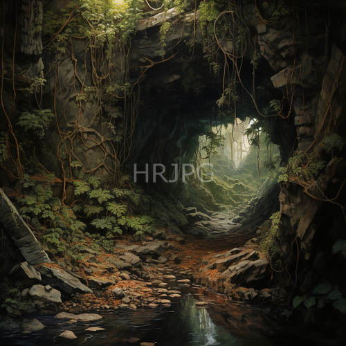 enchanting cave entrances feature moss draped rocky cliffs