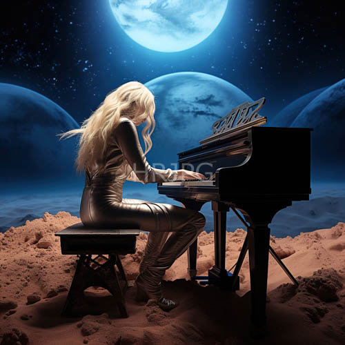 High Resolution: Moonlight Reflections Mirror Full Moons On Desert Sands download. | HRJPG.com