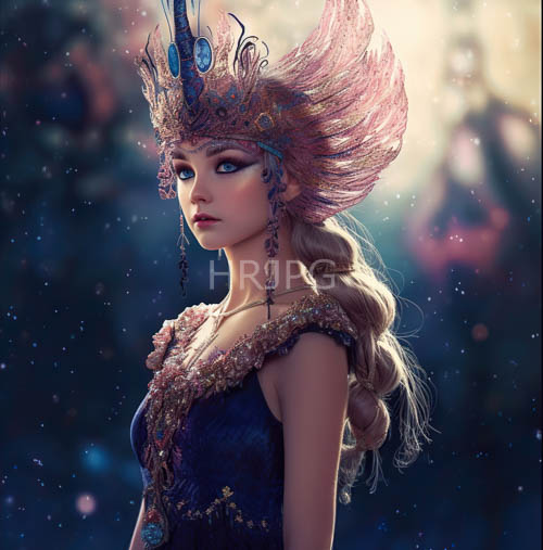 layer structured peacock feathers fan out elaborate headdress pieces