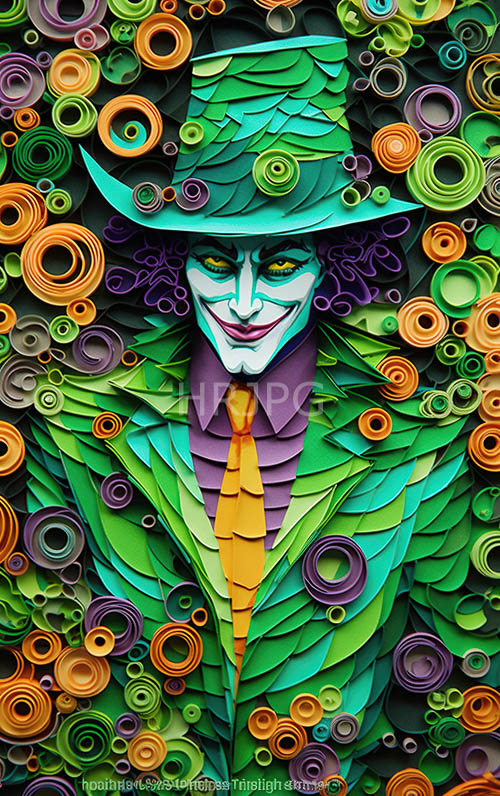 white face paint characterizes iconic joker persona makeup