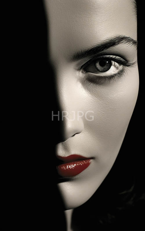 piercing gazes meet viewers in high contrast portrait scenes