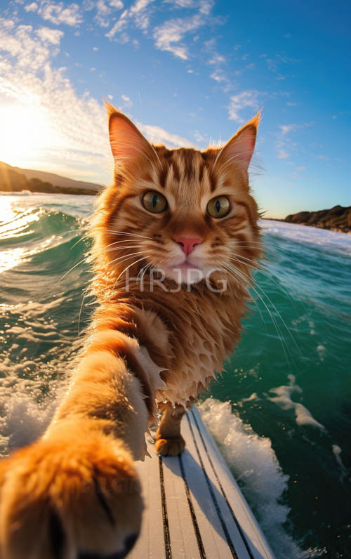 turquoise waters reflect sunset on tabby boat decks