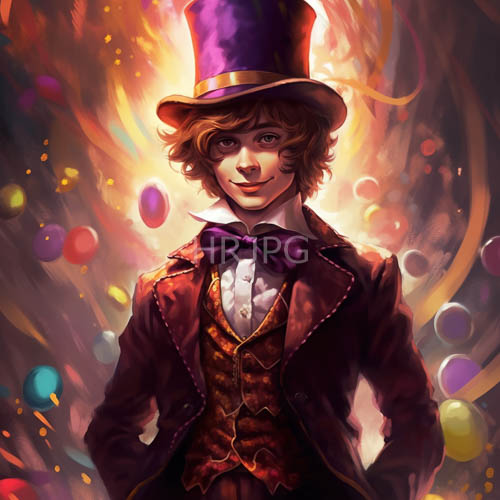 of a victorianinspired androgynous youth in a lavish setting