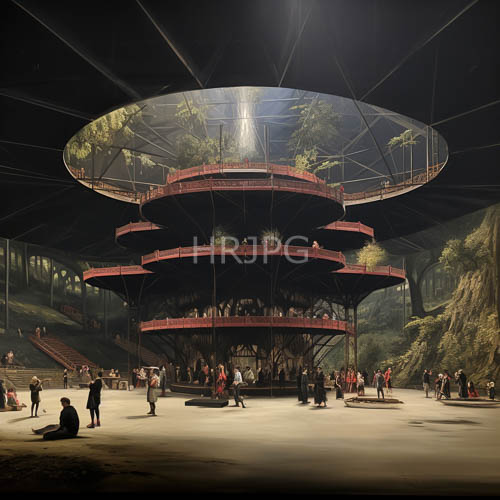 sustainable futuristic structures house glass domes with greenery in modern city environments