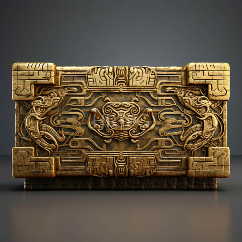rectangular golden boxes showcase intricate metalwork engravings and filigree details