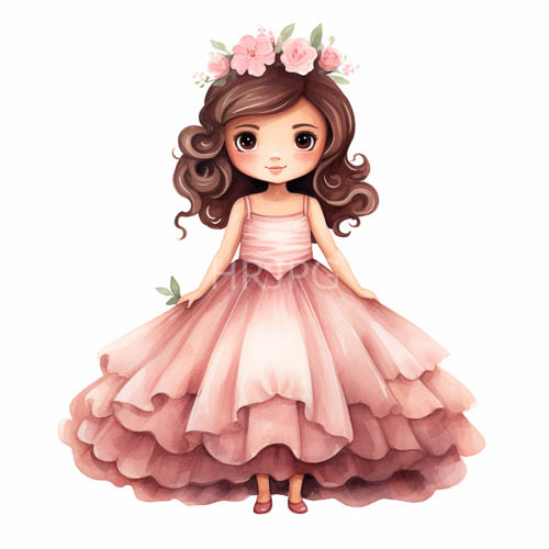 pastelpink gowns flare out dramatically in festive lighthearted