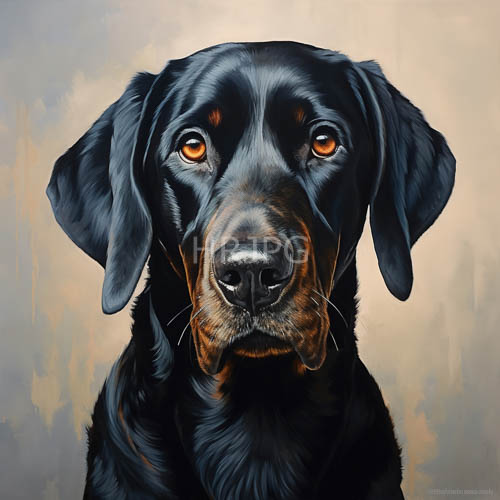 High Resolution: Labrador Retrievers Texture Emphasized Against Beige Background with Amber Eyes download. | HRJPG.com
