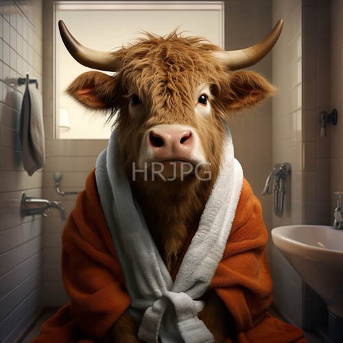 High Resolution: Reflective ceramic wall tiles surround long horns in modern bathrooms download. | HRJPG.com