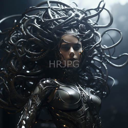 metallic humanoids awaken in chaotic shadowy settings with twisted metal tendrils