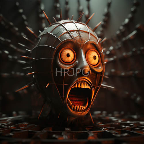 metallic heads with orangeeyed aggression in a highenergy chaotic atmosphere