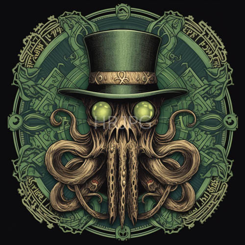 octopusheaded figures embody dark mystique amidst nautical surreal japanese folklore