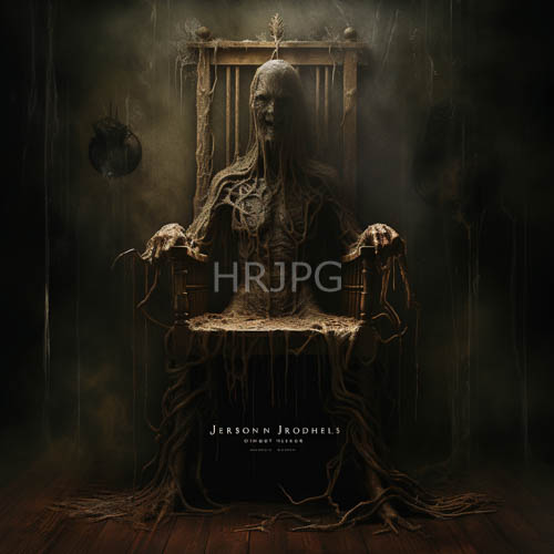 skeletal figures with gnarled roots emerge from bodies in dim throne room settings