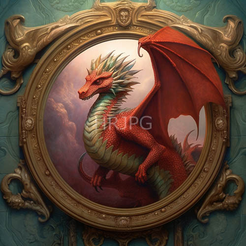 magnificent red dragons unfurl broad wings against cloudy cerulean atmospheric backgrounds