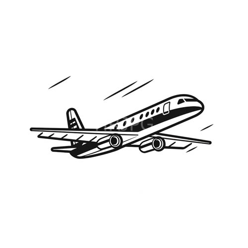 High Resolution: Airplanes in midflight exposed against stark background with simple sharp lines download. | HRJPG.com