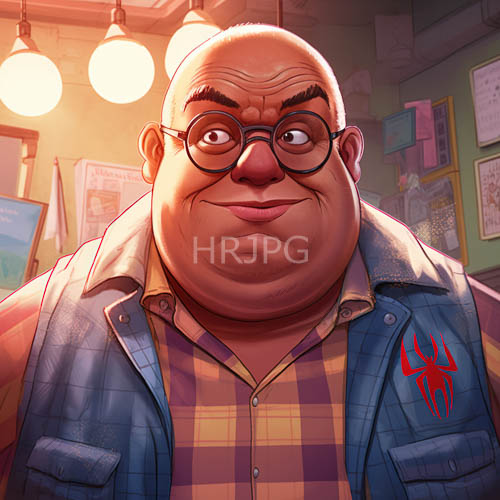 men in blue plaid vests over yellow checkered shirts in rustic dimly lit rooms
