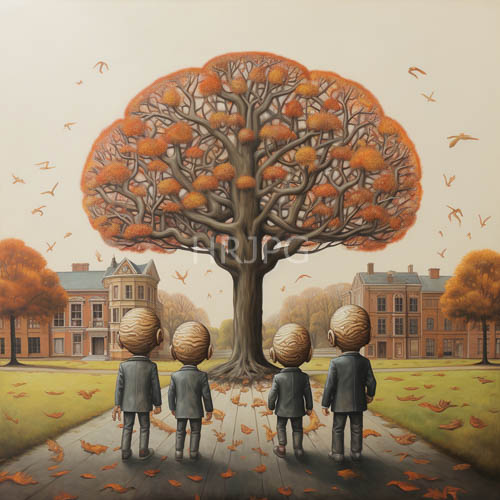 autumn pathways unfurl with whimsical childhood discovery and seasonal magic